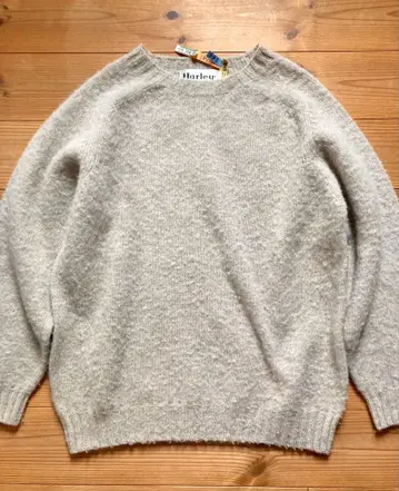 [별주] 할리 오브 스코틀랜드 샤기 도그 크루넥 니트 스웨터