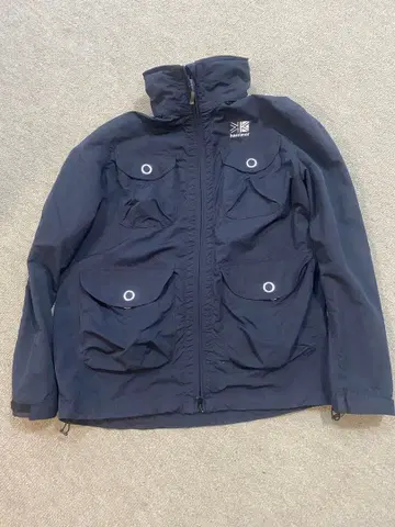 카리마 나일론 자켓 블랙 4포켓