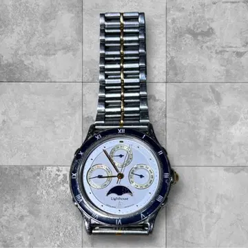 Lighthouse 아날로그 손목시계 크로노그래프
