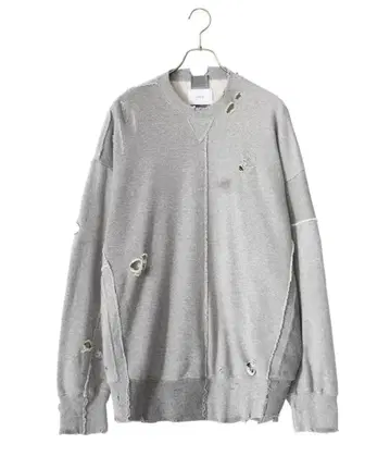 ssstein 오버사이즈 리컨스트럭션 스웨트