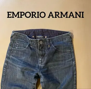 EMPORIO ARMANI 스터드 스키니 데님