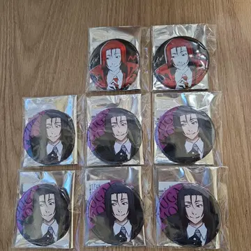 문호 스트레이독스 포트마피아 모리 오가이 시크릿 캔뱃지 8점 세트