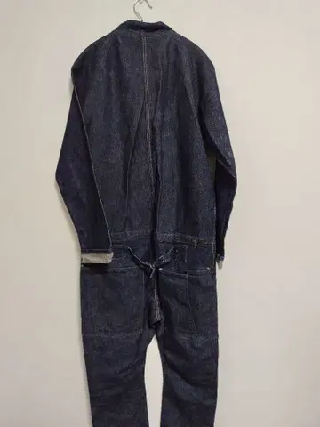 Jungle Fever 다크 데님 오버롤 작업복