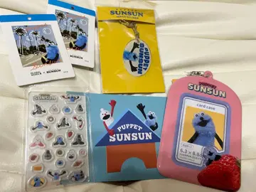 Puppet Sunsun 카드 케이스, 아크릴 부품, 아크릴 키링