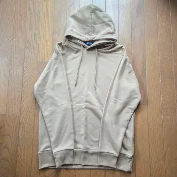 나노 유니버스 스탠다드 실루엣 후드티 베이지