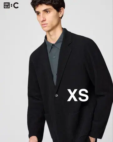 유니클로 C 니트 자켓 블랙 XS