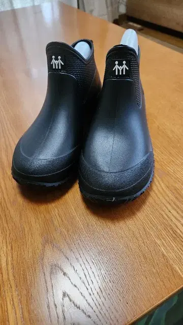블랙 숏 레인부츠