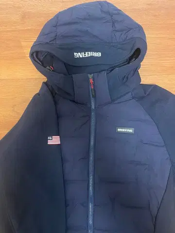 BRIEFING 하이브리드 다운 자켓 네이비 사이즈 L