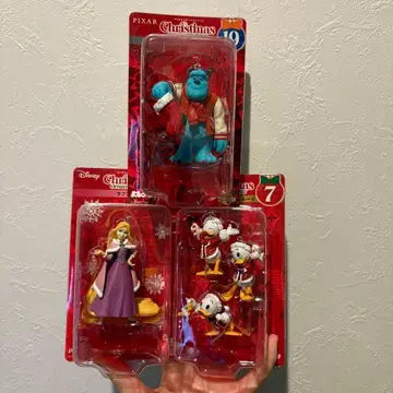 디즈니 크리스마스 오너먼트 2025 3개 세트 1