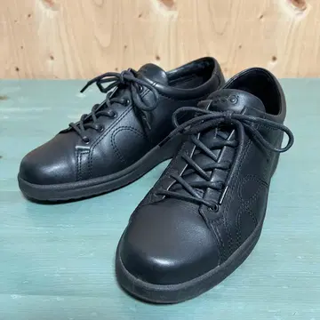 Ecco 경량 가죽 워킹화 22.5 새상품급 일본제