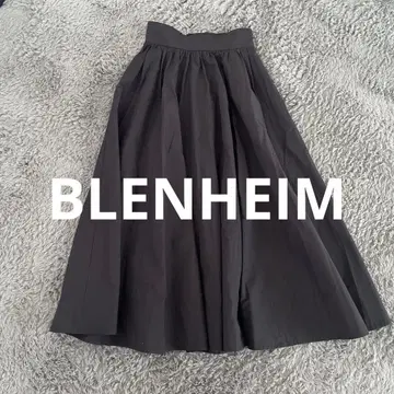 BLENHEIM 플레어 롱 스커트