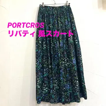 포트 크로스 롱 스커트 리버티풍