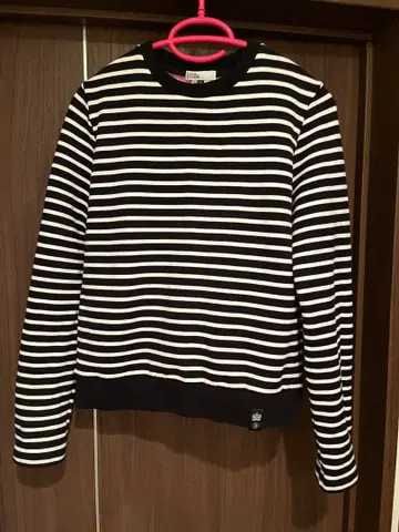 DSC. 오리지널 니트 플리스 보더 상의