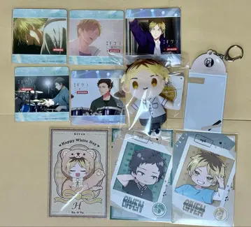 기븐 히이라기 겐즈미 묶음 판매 코스터 봉제 인형 키링