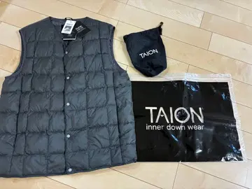 미사용 TAION-001 베이직 이너 다운 베스트 타이온