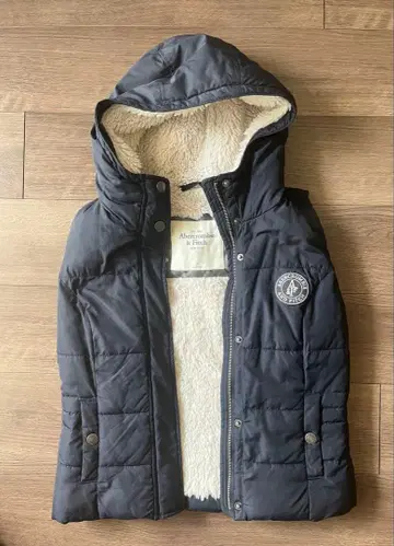 [ 익명 무료 배송 ] 아바클로 후드 부착 퀼팅 베스트 S 여성용/키즈