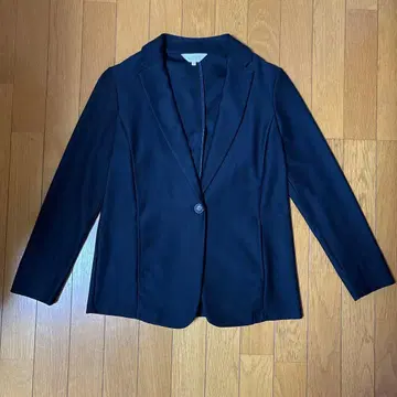 ALPHA CUBIC 네이비 테일러드 자켓