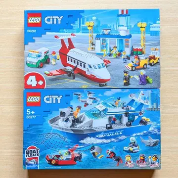 LEGO 레고 시티 60261 60277 미개봉 공항 보트 배