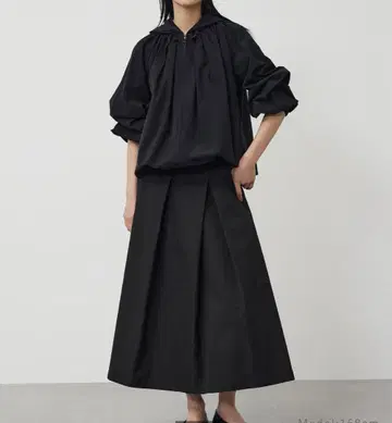 PLST 플라스테 후데트 개더 블루종