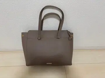 브라운 비즈니스 백 지퍼 포함