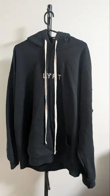 LYFT 블랙 후드티 XL 일본 영국 국기 프린트