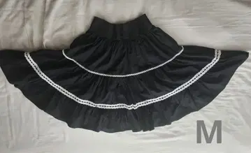 시마무라 아이노 에리 콜라보 스커트 M 샬롯의 수요일 샤로수 검정