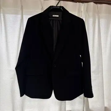 블랙 테일러드 자켓