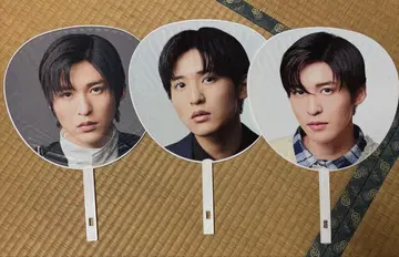 SnowMan 메구로 렌 부채 세트