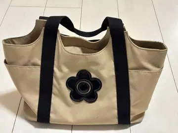 MARY QUANT 토트백 데이지 베이지 마리콴트