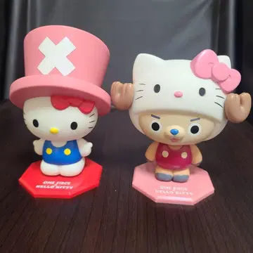 ONE PIECE x HELLO KITTY 피규어 세트