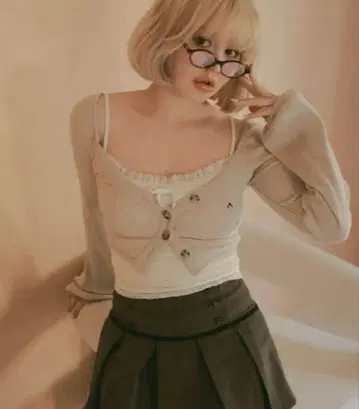 ANDMARY 클라라 레이어드 세트 베이지