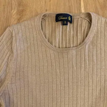 Drawer 드로어 캐시미어 실크 18G 크루넥 니트 리브 니트