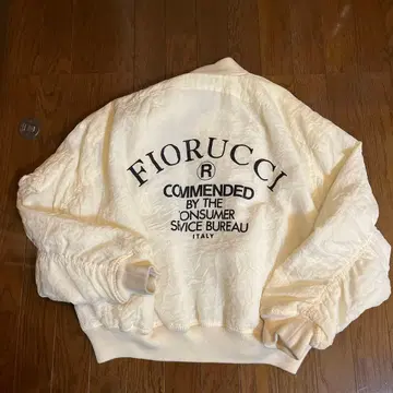 Fiorucci 아이보리 봄버 자켓