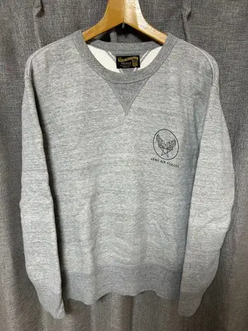 리얼 맥코이 맨투맨 그레이 M 사이즈