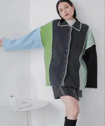 [ 새상품급 ] LOWRYS FARM 핸드 스티치 라이크 가디건