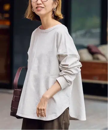 웻 오존 가공 L/Tee