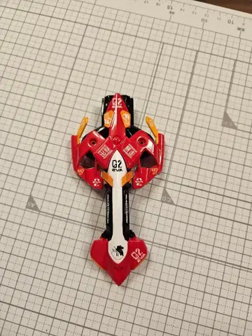 미니 사륜구동 마하 프레임 페인팅 완료 바디 EVA 레드