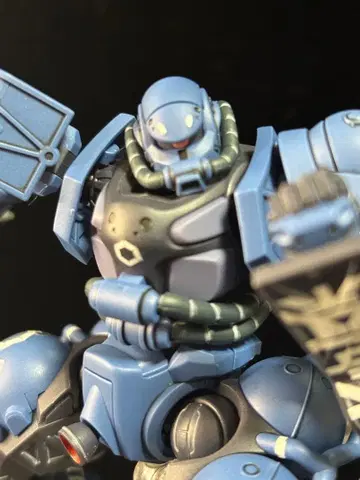 HG 군경 자쿠 GQuuuuux 완성품 받침대 포함