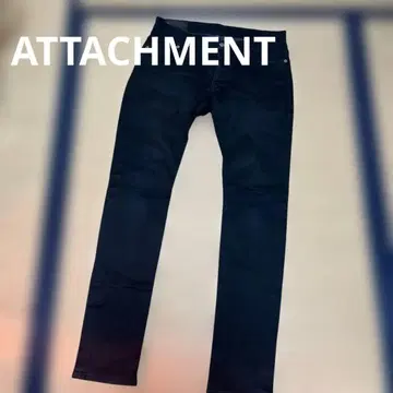 새상품급 ATTACHMENT 블랙 스트레이트 데님 3