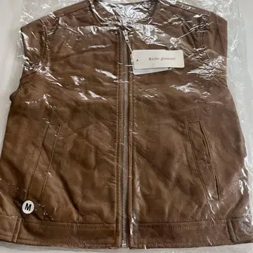 Riche glamour 브라운 가죽 자켓 M 사이즈