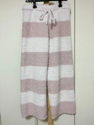 젤라또피케 gelato pique 보더 복슬복슬 팬츠 핑크