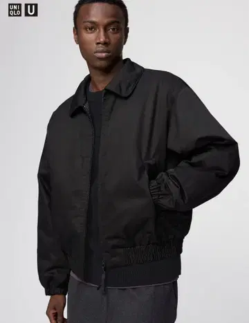 UNIQLO U 퍼프테크 숏 블루종