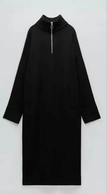 ZARA 블랙 롱 원피스 하이넥