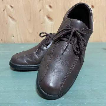 ecco 일본제 가죽 컴포트 슈즈 22.5 새상품급