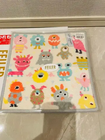 페이러 리틀 몬스터 미개봉 새상품 타월 손수건