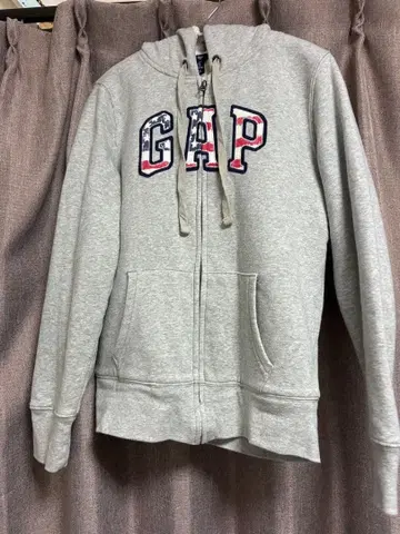 GAP 미국 국기 디자인 집업 후드티