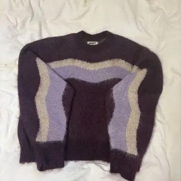 NKNIT wave pattern mohair KNIT