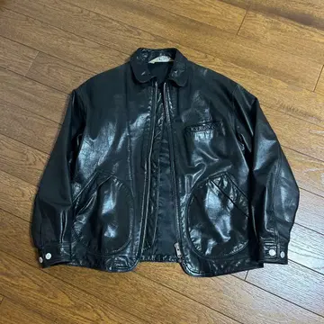 good enough 굿이너프 GE 블랙 가죽 자켓