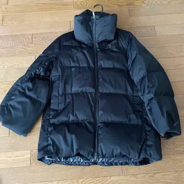 UNIQLO J 블랙 다운 자켓 L