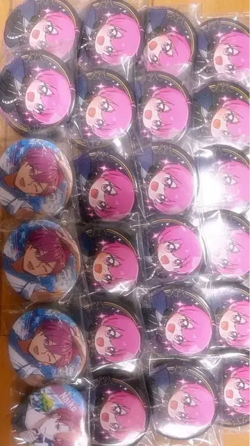 이레귤러즈 나이코 캔뱃지 별 페어 유큐 패밀리마트 하트